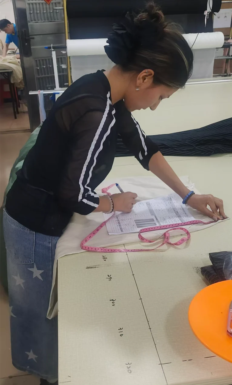 Measurement and quality checks against an approved specification