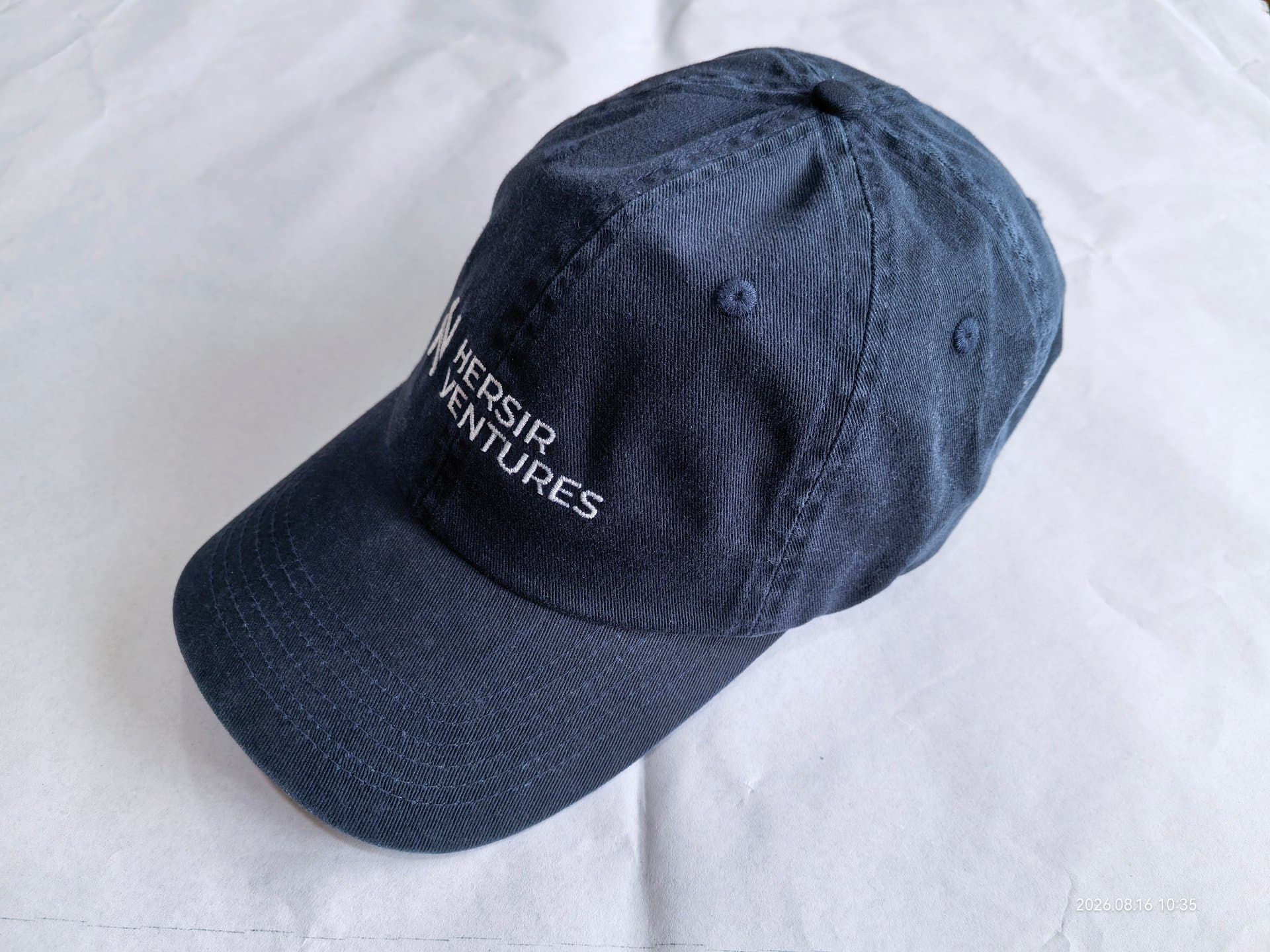 Navy Cotton-Twill Embroidered Baseball Cap