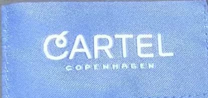 CARTEL COPENHAGEN woven brand label
