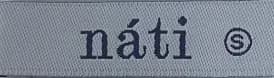 nati woven brand label